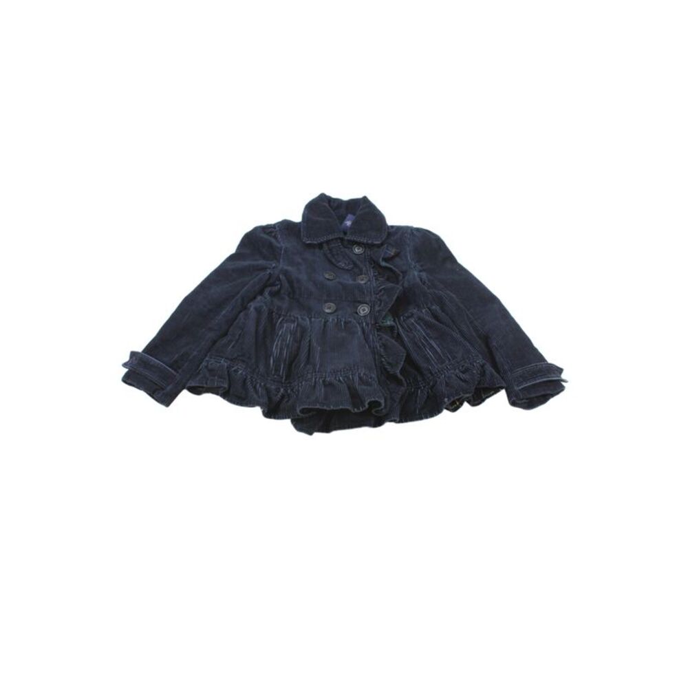 Ralph Lauren Blue Label Childrens Girls Corduroy Jacket Navy Blue Size 5